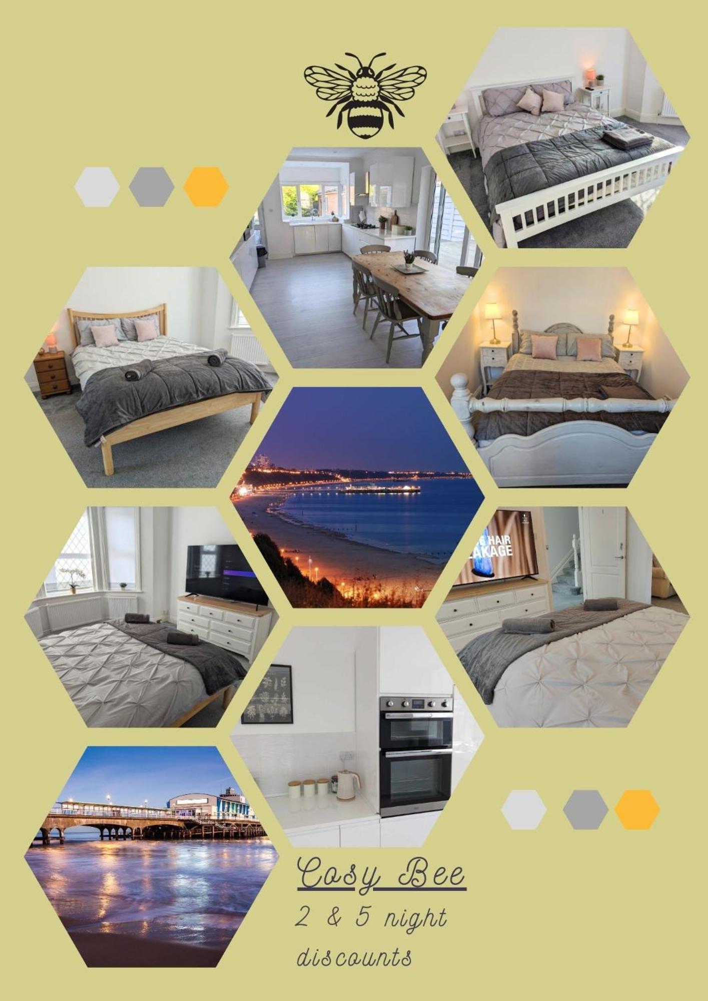 Cosy Bee And Apartment Bournemouth Kültér fotó